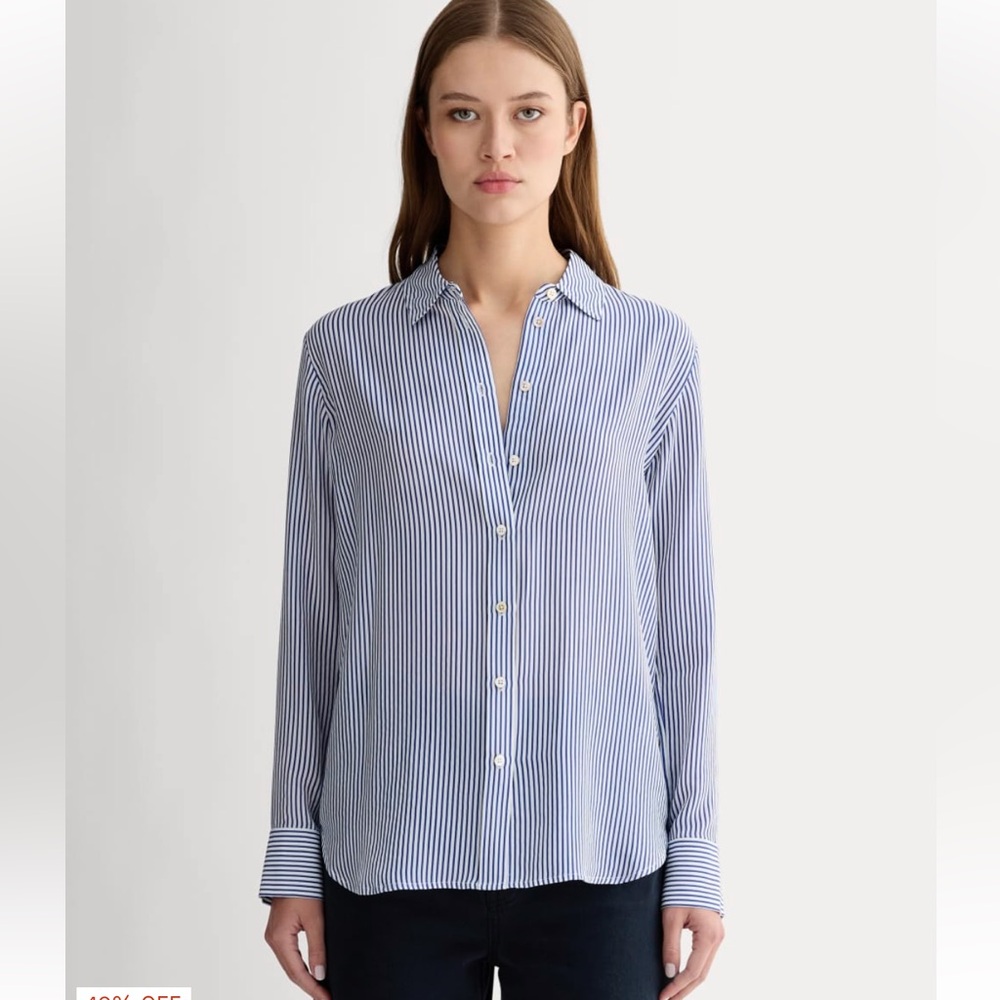 Everlane Must Have Shirt in Washable Silk